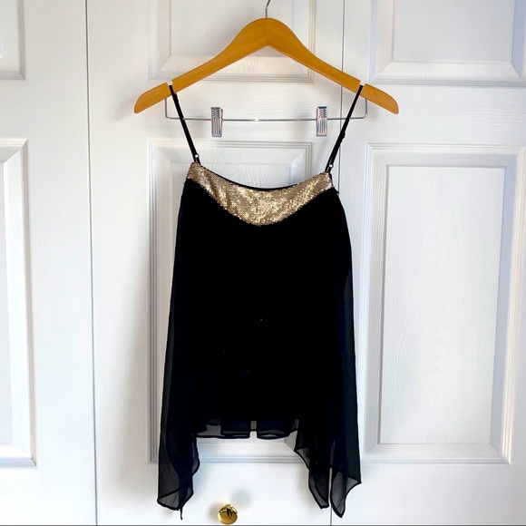 Express Tops - Express Sequins Sleeveless Top Size: S